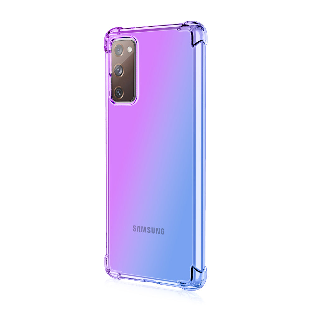 TPU Gradient Anti-Drop Phone Cover Shell for Samsung Galaxy S20 FE/S20 Fan Edition/S20 FE 5G/S20 Fan Edition 5G/S20 Lite - Purple/Blue TPU Gradient Anti-Drop Phone Cover Shell for Samsung Galaxy S20 FE/S20 Fan Edition/S20 FE 5G/S20 Fan Edition 5G/S20 Lite - Purple/Blue